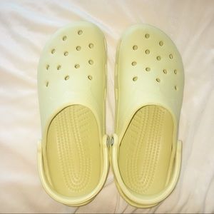 Light yellow crocs Clearance